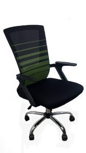 Silla Operativa con lineas verdes 4002L